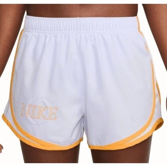 Nike Pants - Nike Womens Running Training Shorts Elastic Dri-fit Tempo Graphic Blue NEW XS